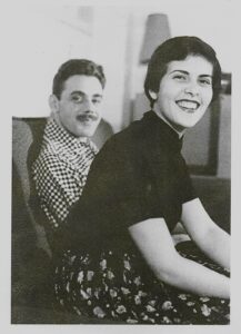 Antonio y Gladys el día del casamiento, Centro Habana, La Habana, 1955